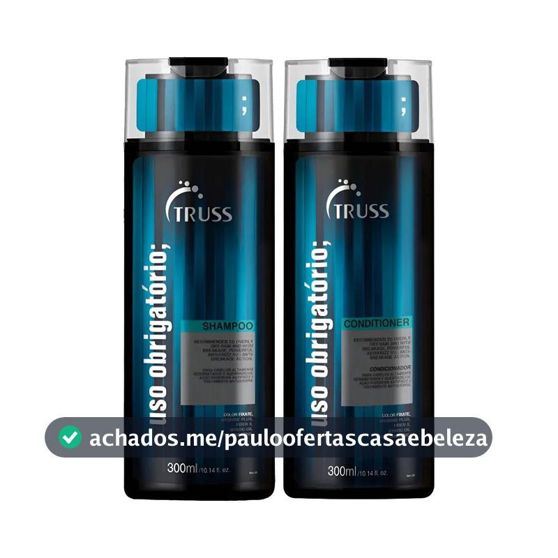 Kit Truss Uso Obrigatório; Shampoo + Condicionador 300ml