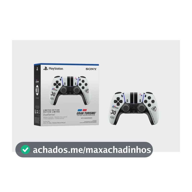Controle sem fio DualSense – Edição Limitada Gran Turismo