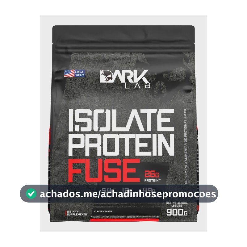 Whey Isolate Protein Fuse 900g Dark Lab Sabor Baunilha