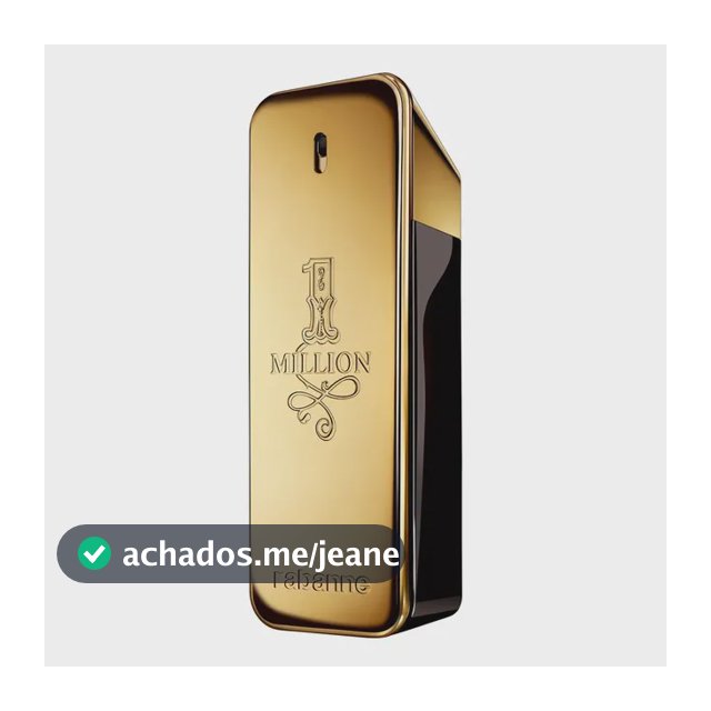 Perfume Masculino Rabanne 1 Million 100ml Eau de Toilette EDT – Fragrância Amadeirada Picante com Couro e Âmbar