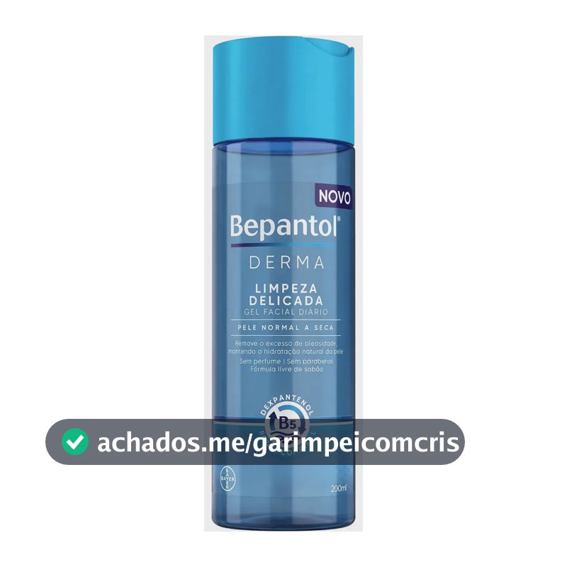 Bepantol Derma Limpeza Delicada Gel Facial Diário - Pele Nor