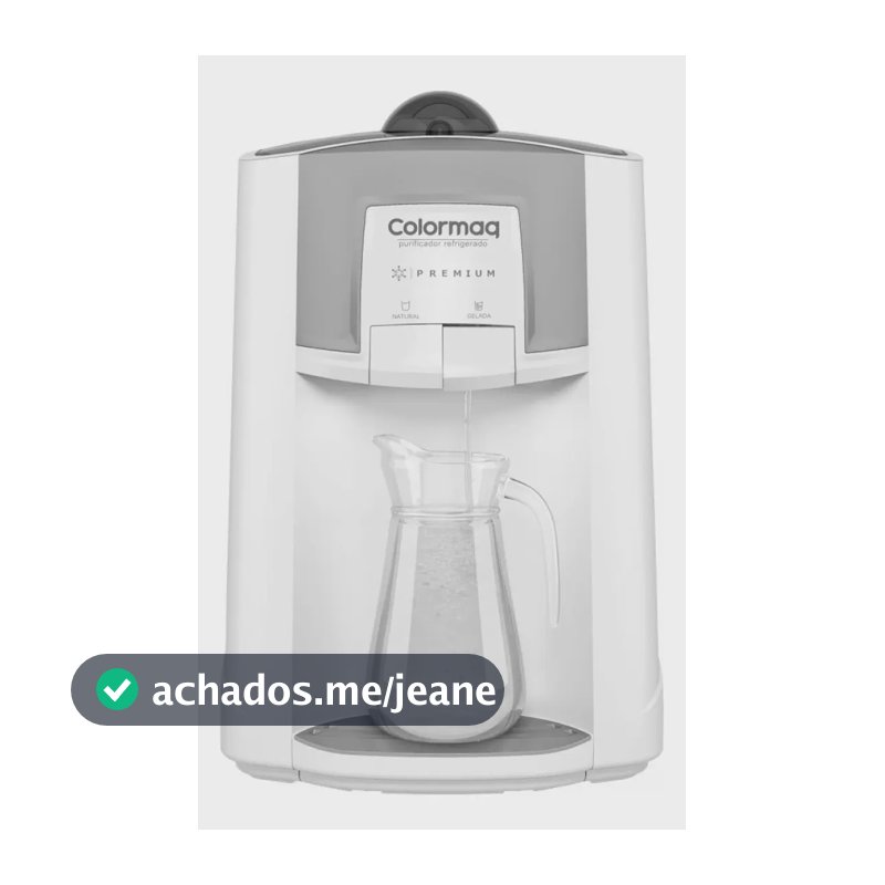 Purificador de Água Colormaq Premium Compressor Cor Branco Purpr