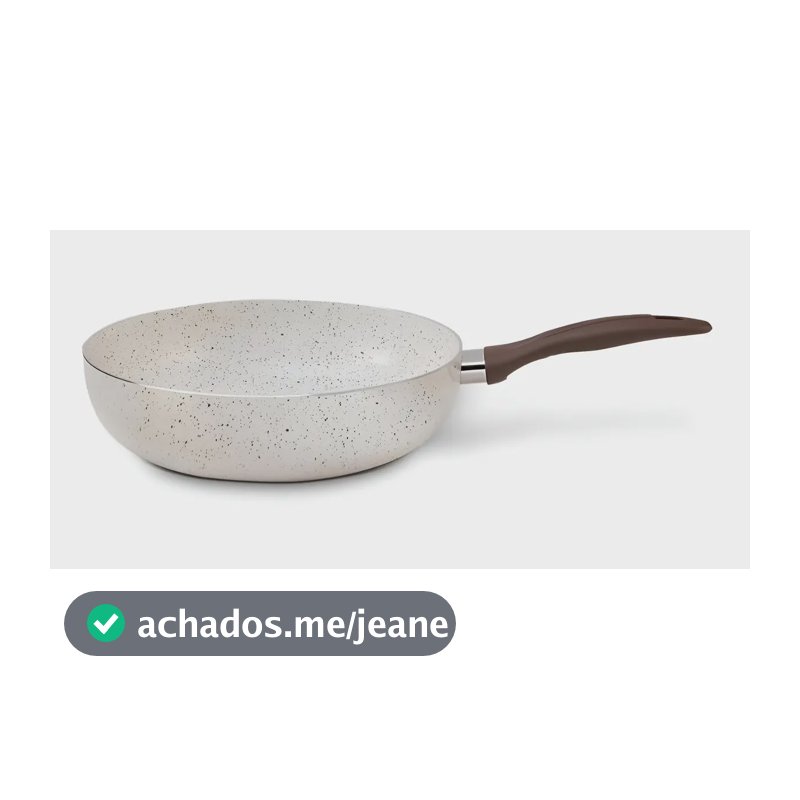 Frigideira Wok 3,4l Indução 28 Cm Diâmetro Vanilla Brinox