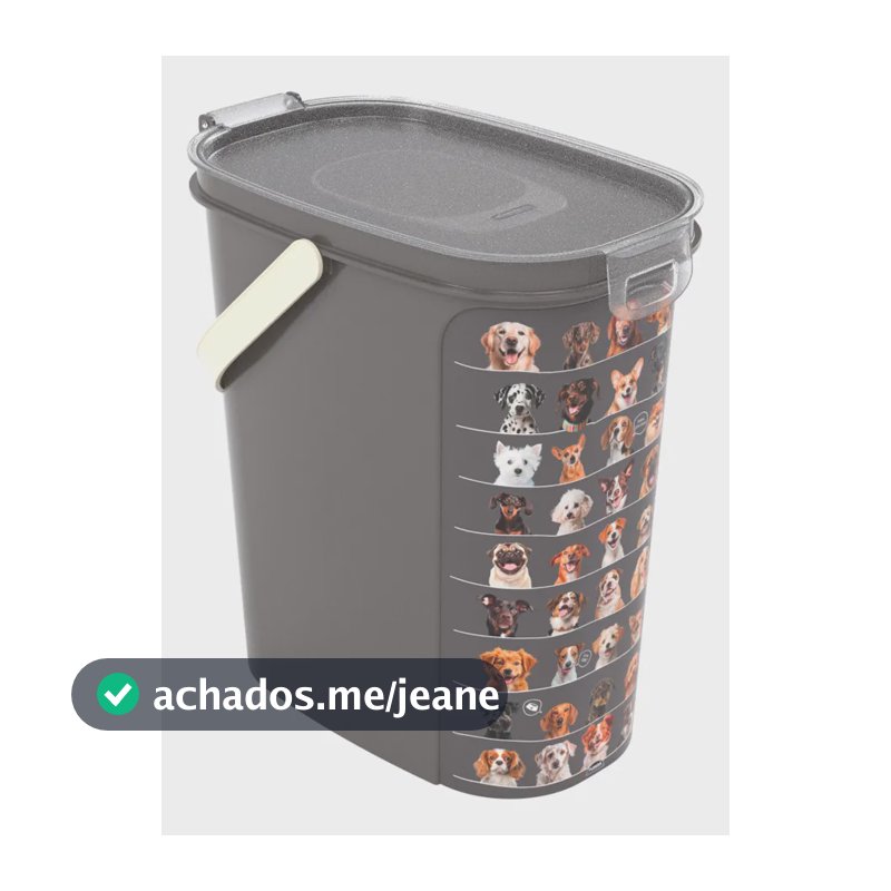 Porta Racao Cachorros 13 L Com Dosador
