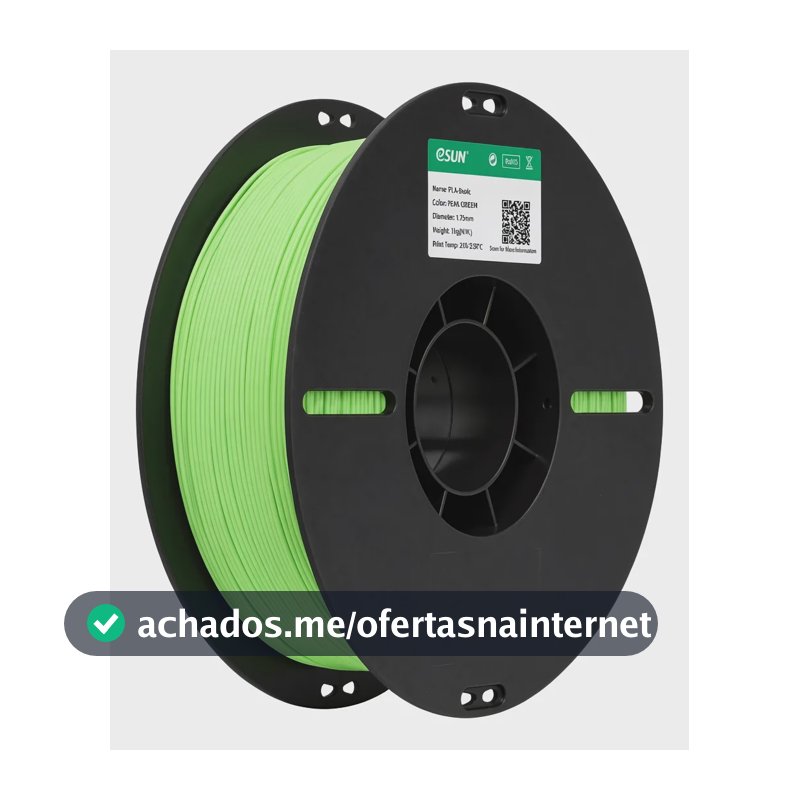 Filamento Pla Basic Esun 1kg Para Impressora 3d Verde Grama