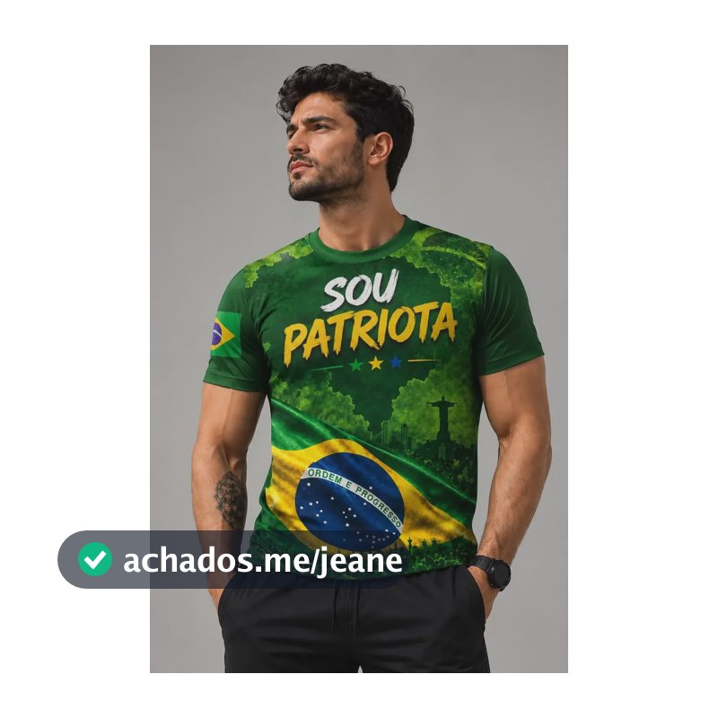 Camiseta Unissex Flávio Bolsonaro Brasil Dry Fit Premium Uv Sou Patriota Xg