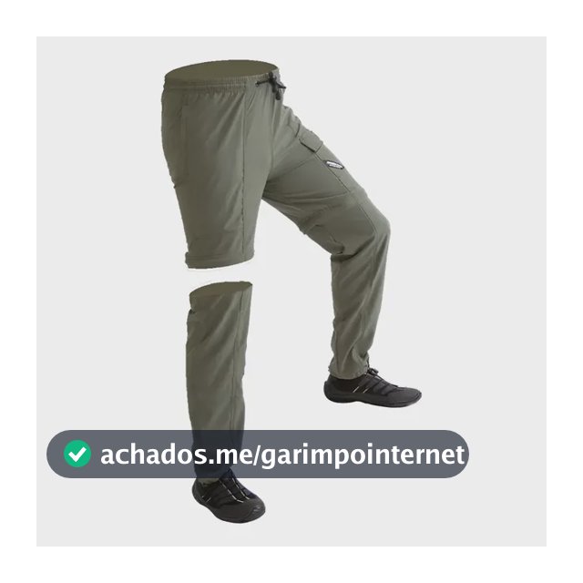 Calça De Pesca Prot. S. Uv C/ziper Joelho Musgo - Mar Negro