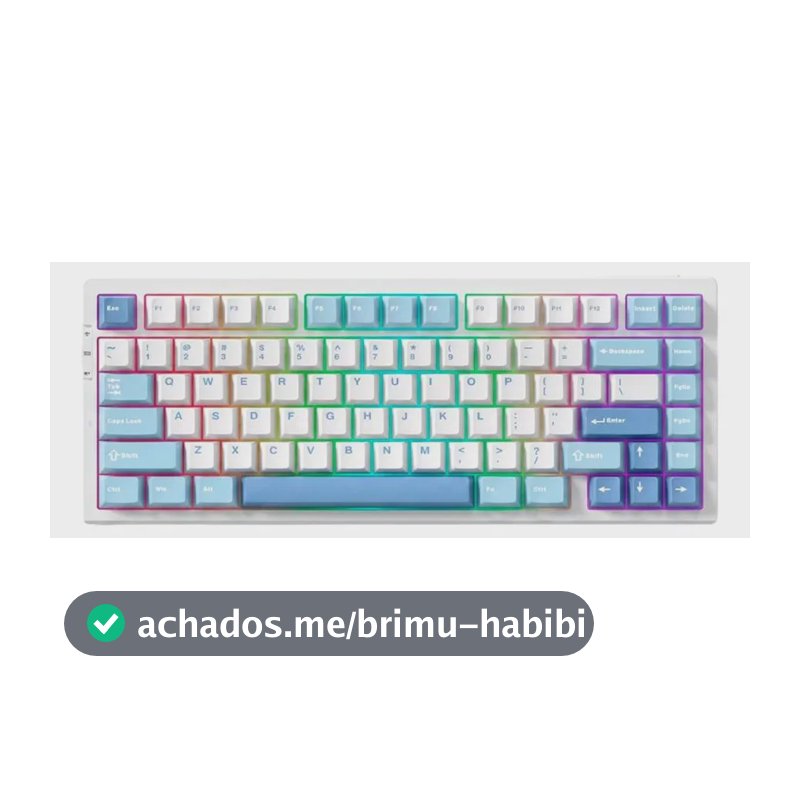 Teclado Mecânico Double Shot Mchose G75 Pro Tri-mode