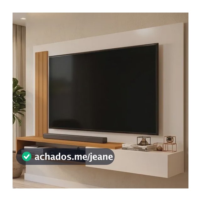 Painel Sala De Estar Até 50 Polegadas Com Porta Math
