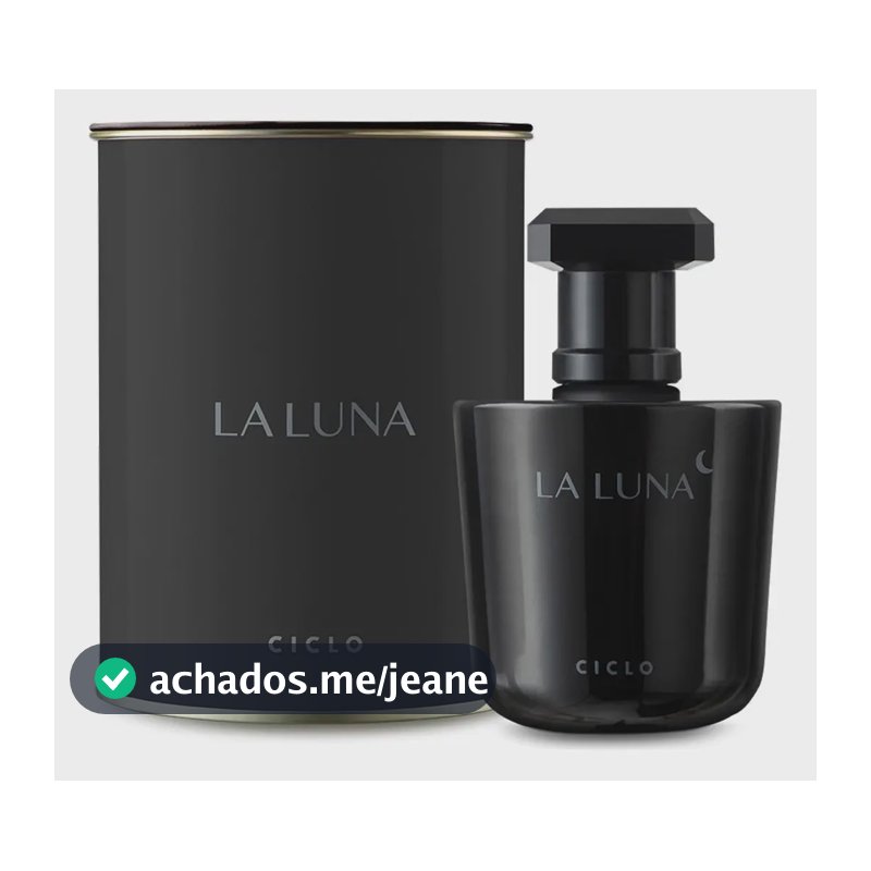 Perfume Deo Colônia La Luna Feminino 100ml Ciclo Cosmeticos Com Lata Decorativa