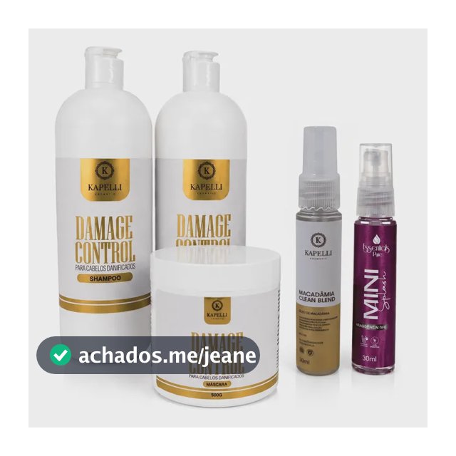 Tratamento Capilar 5x1 Shampoo Condicionador Óleo Máscara