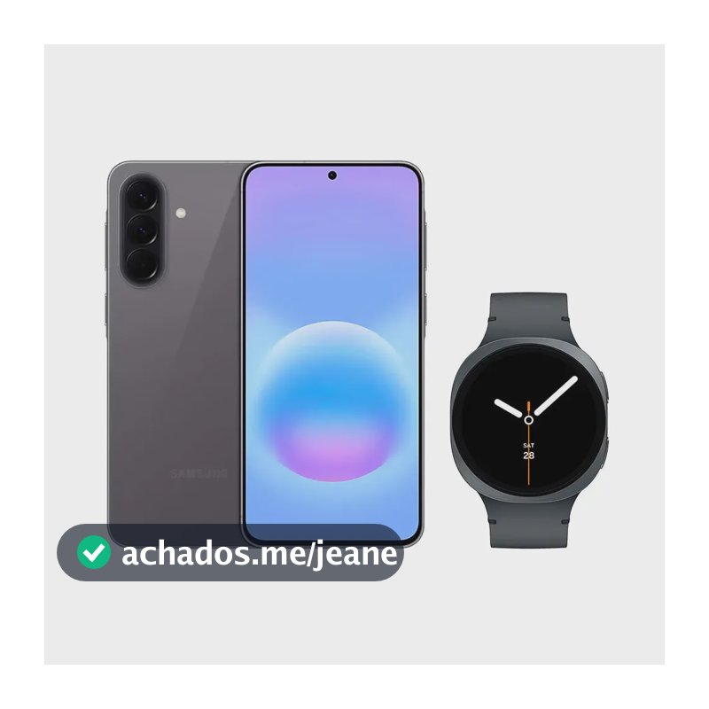 Galaxy A57 5G (128GB) - Cinza + Galaxy Watch8 BT 44mm - Grafite