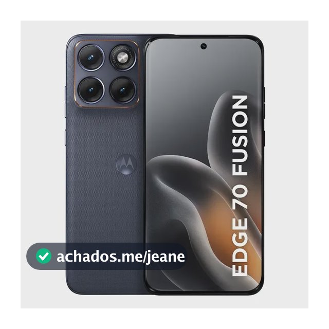 Smartphone Motorola Edge 70 Fusion 5g - 256gb 12gb Ram + 12gb Ram Boost, Camera 50mp Sony Lytia 710, Tela 1.5k Extreme Amoled 144hz - Grafite