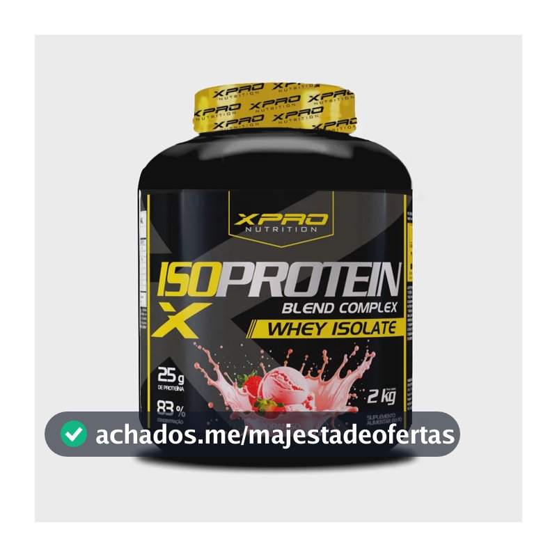 Whey protein Musclebox Iso Blend Complex zero açucar Low em pó sabor Morango x 2kg