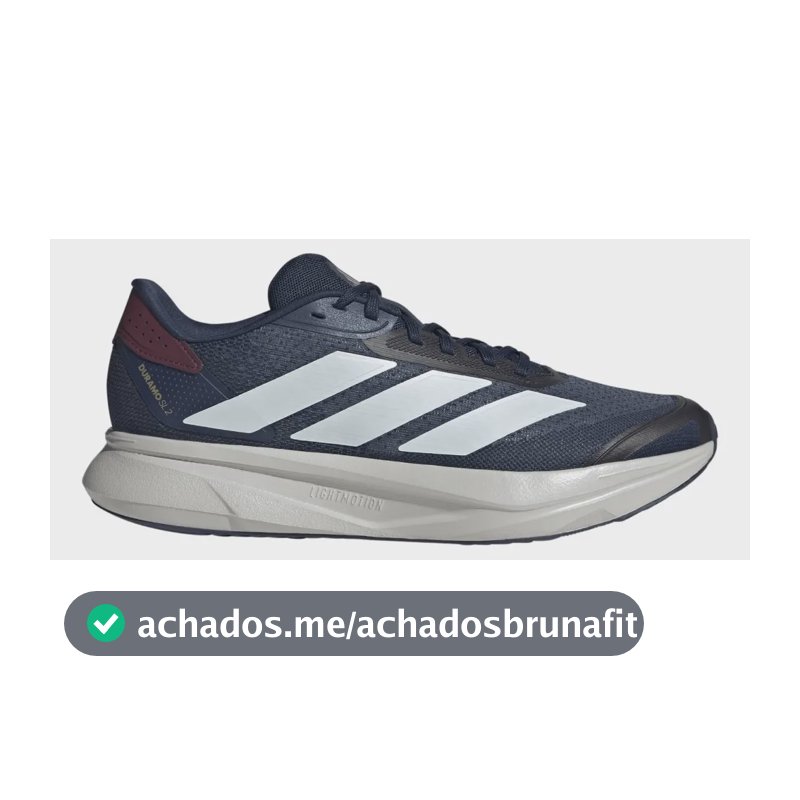 Tênis De Corrida Masculino Duramo Sl 2 adidas Azul Liso 40 Br