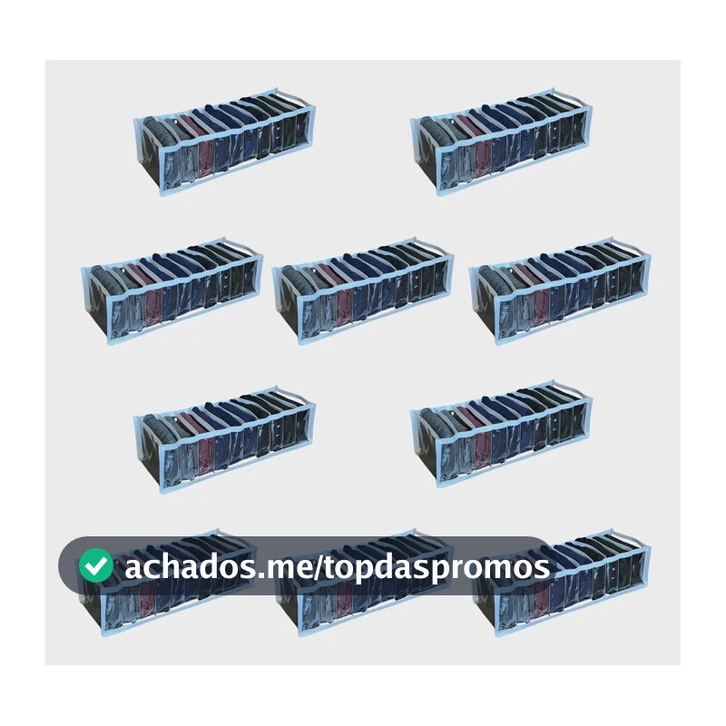 Kit 10 Colmeia Organizadora gaveta organizador porta calcinhas meia cuecas M roupas bebe Stobaza