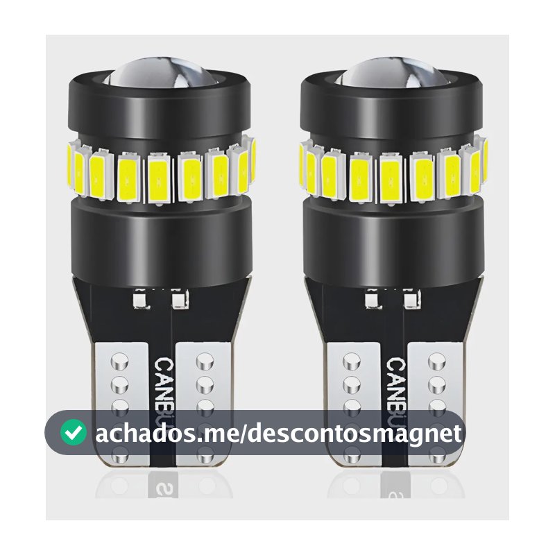 Melhor Lâmpada Led Pingo T10 Extra Forte Canhão 6000k Oferta T10