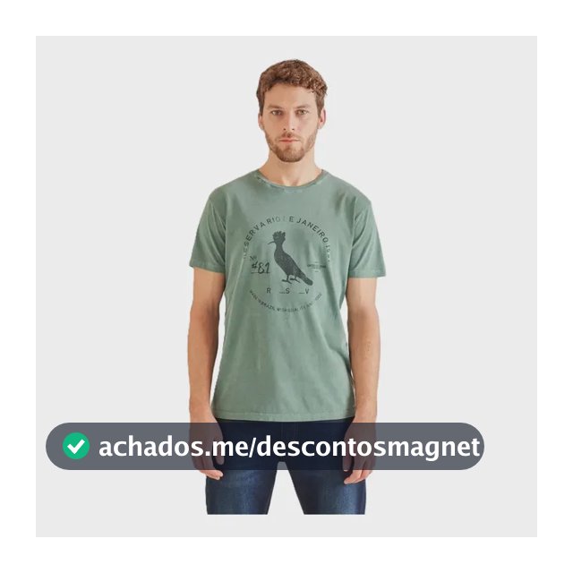 Camiseta Sb Algodão Carimbo Gaze Reserva