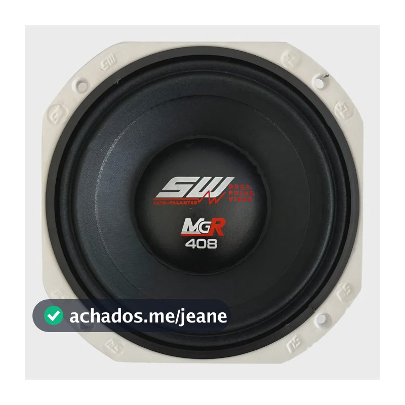 Alto Falante Médio Grave Sw Mgr 408 400 Rms 8ohms Original 8 Ohms