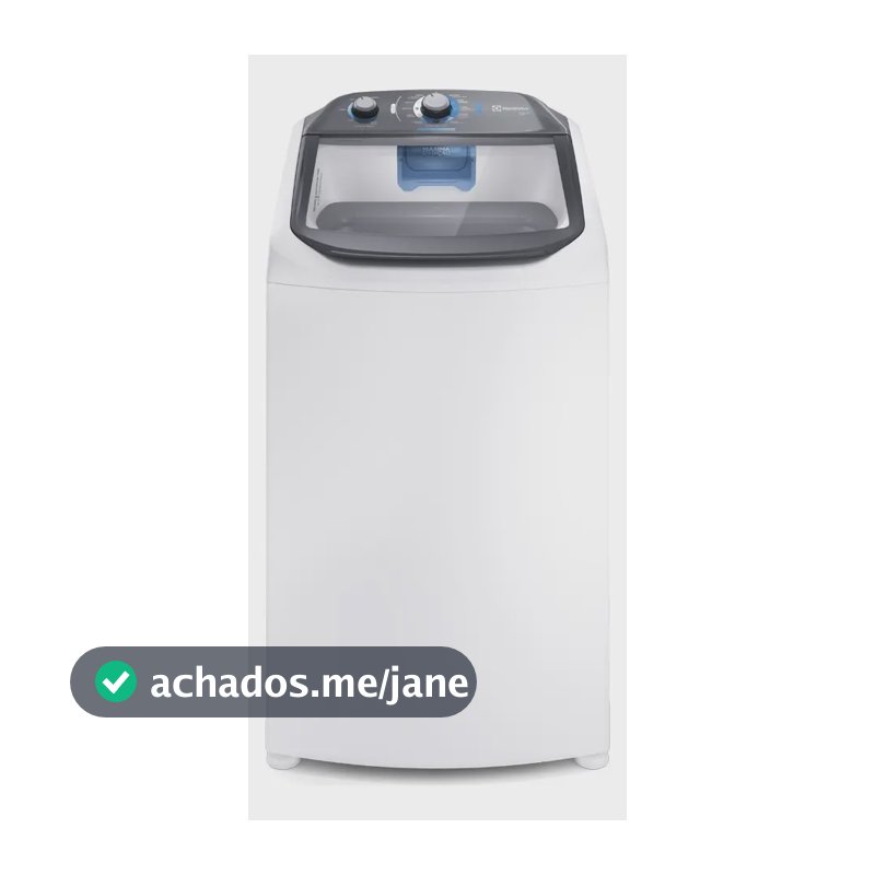 Máquina de Lavar Electrolux 13kg Cesto Inox LDA13 Branco