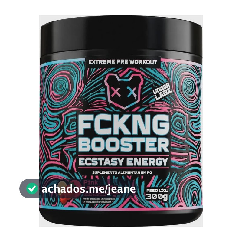 Under Labz Pré Treino Fckng Booster 600g - Under Labz Pó Frutas Vermelhas