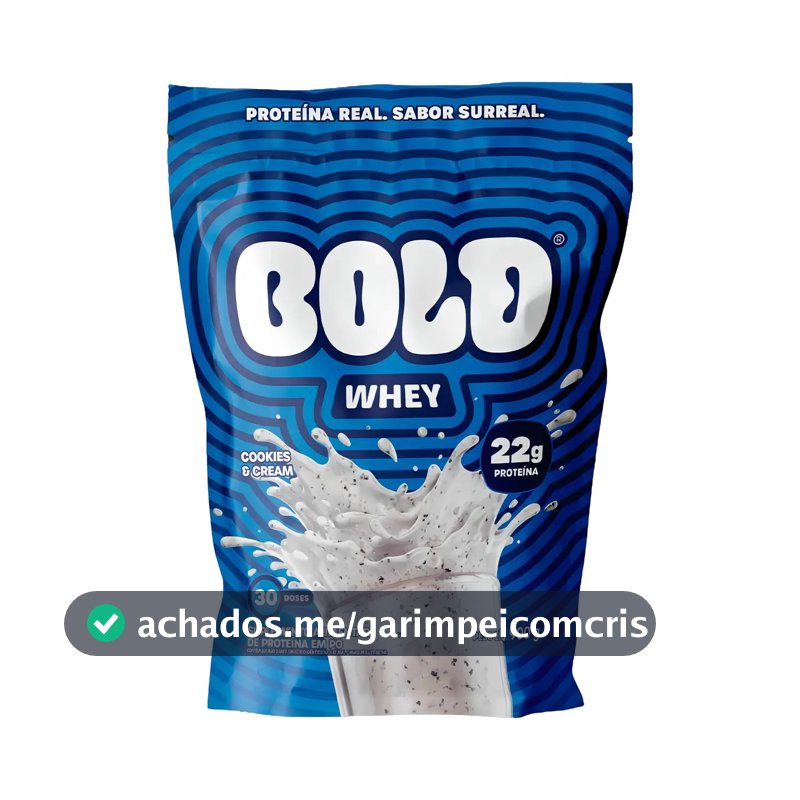 Whey Protein Bold Sabor Cookies & Cream 900g