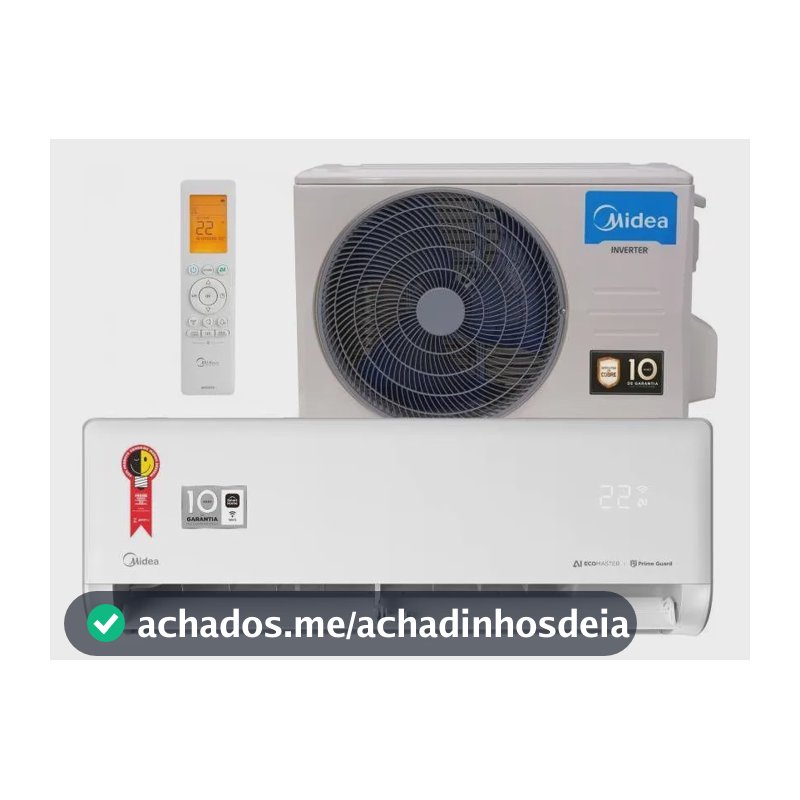 Ar Condicionado Inverter Midea Ecomaster 12000 Btu Frio 220v Branco 220v 15669715