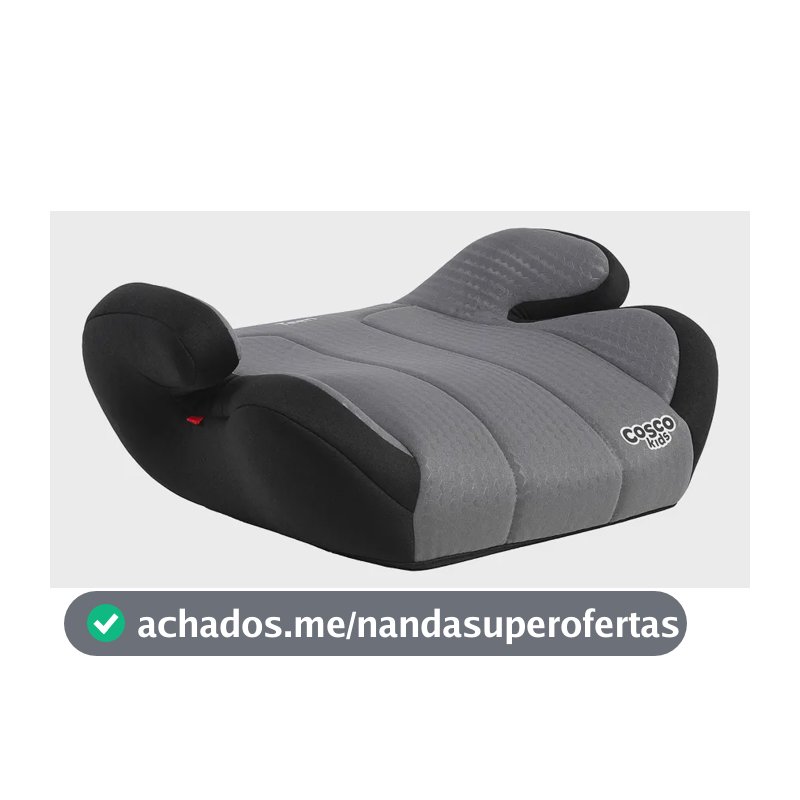 Booster Cosco Kids, Teen, até 36kg, Cinza
