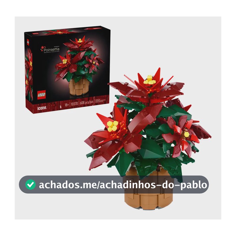 Conjunto de construção em caixa Lego Icons 10370 608 peças