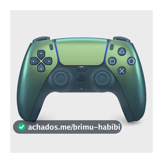 Controle sem fio DualSense Chroma Teal PS5 Sony CFI-ZCT1W cor verde