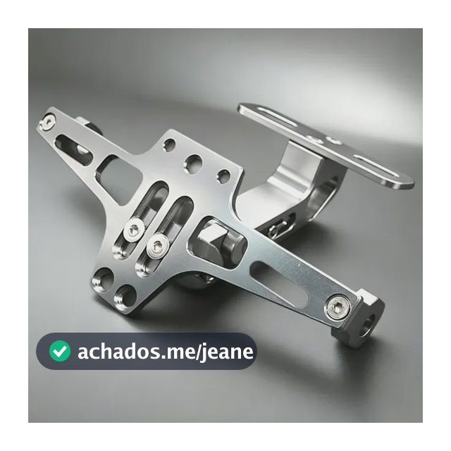 Suporte De Placa De Motocicleta Em Liga De Alumínio Cnc