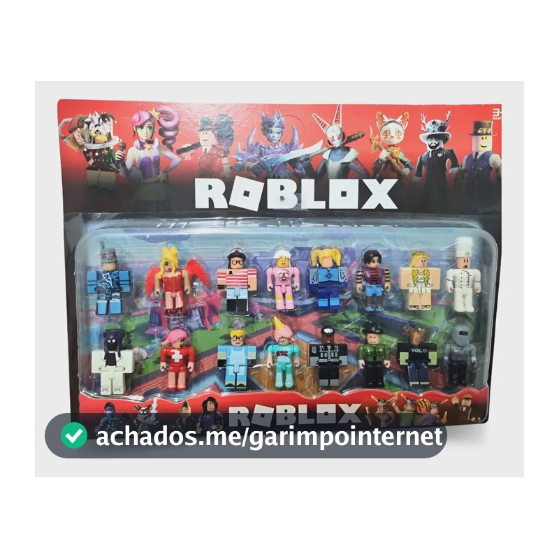 Kit Bonecos Roblox Articulado Brinquedo Personagens Cartela Roblox 1