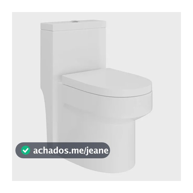 Vaso Sanitário Monobloco Completo - Caixa Acoplada Privada Branco