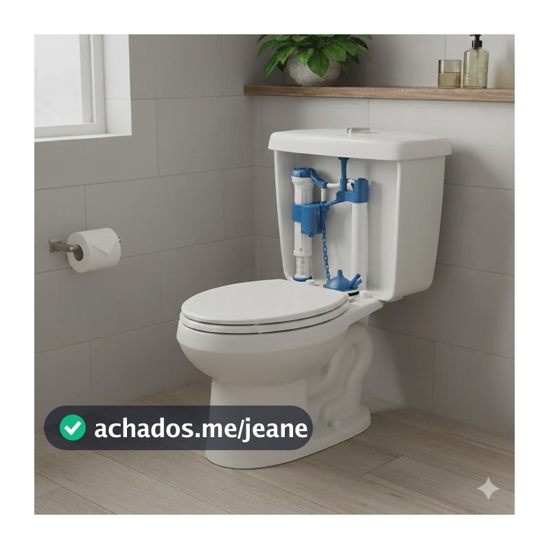 Kit Completo Caixa Acoplada Reparo Universal Dami Instalação Fácil, Compatível Com Diversas Marcas, Extra Forte E Durável