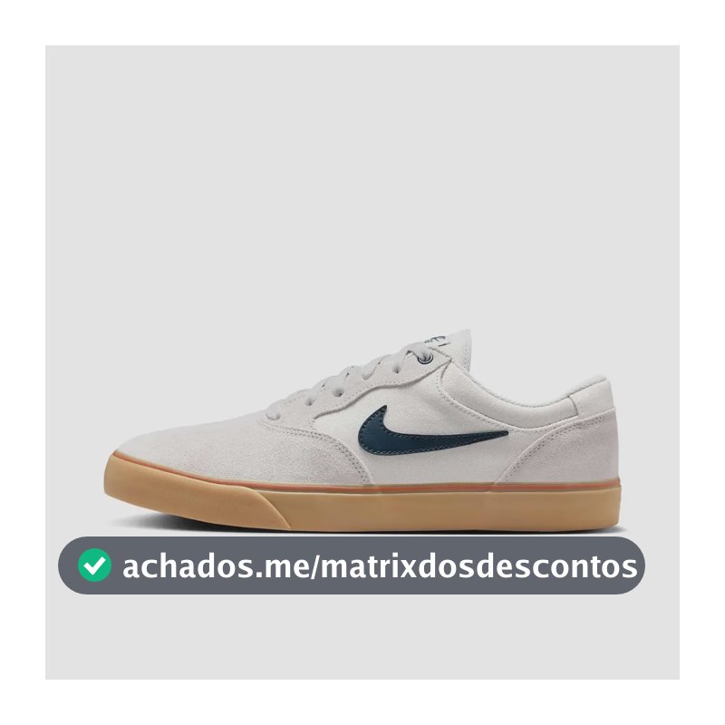 Tênis Nike Sb Chron 2 Masculino Cinza/branco 42 Br