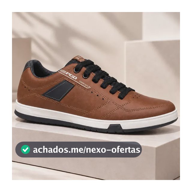 Sapatênis Pegada Microfibra Masculino Oferta Original 170420
