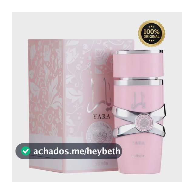 Perfume Árabe Feminino Yara Lattafa Eau De Parfum 100 Ml
