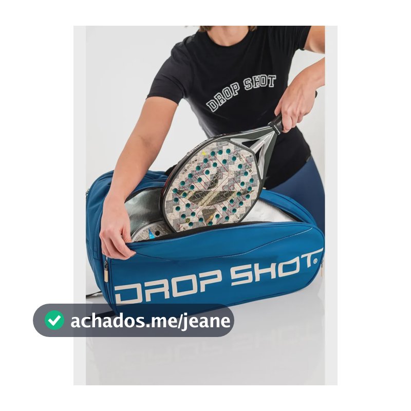 Nova Raqueteira Drop Shot Egan 2026 Padel E Beach Tennis Azul