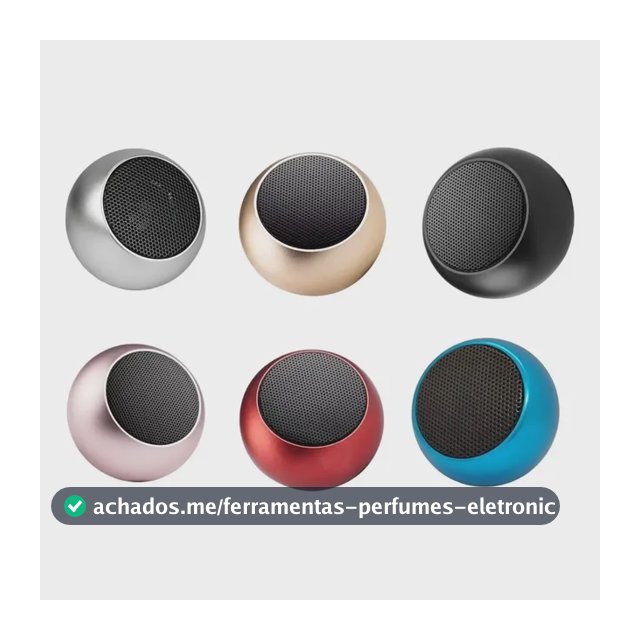 Caixinha Som Bluetooth Tws Metal Redonda Mini Speaker 3w