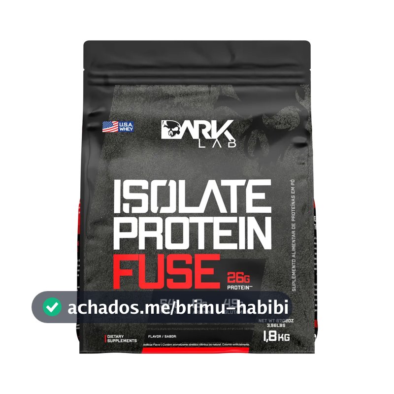 Whey Isolate Protein Fuse 1.8kg Baunilha Dark Lab