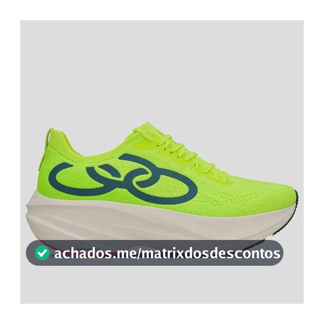 Tênis Olympikus Vibra Limão Atlântico Liso 40 Br