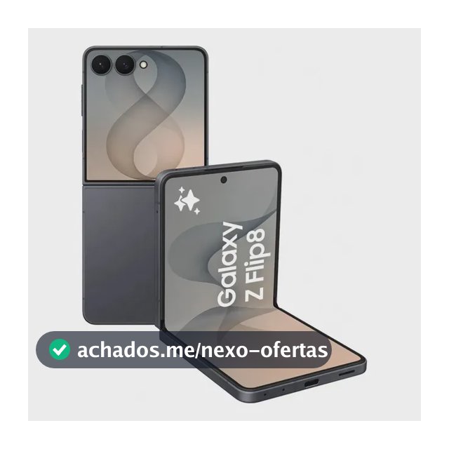 Celular Samsung Galaxy Z Flip8, 256gb 12gb Ram Câmera 50mp - Preto