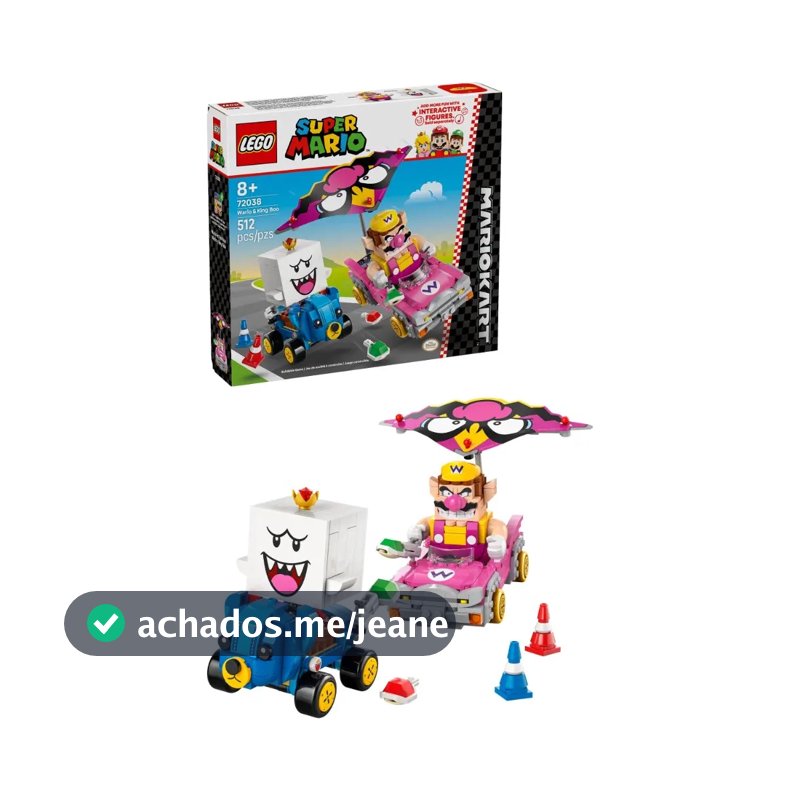 Lego® Super Mario: Mario Kart Wario E Rei Bu 72038