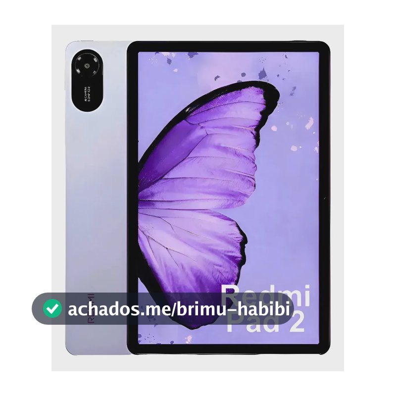 Tablet Xiaomi Redmi Pad 2 (128) - Versão Global Cor Lilás