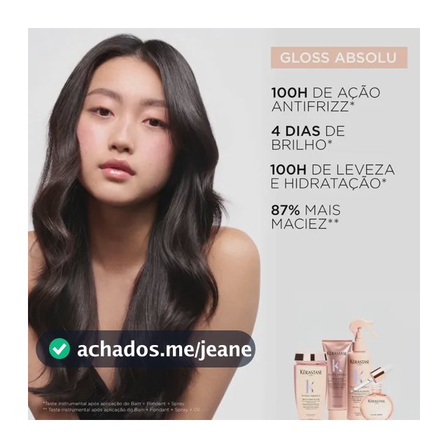 Spray Kérastase Gloss Absolu Anti-frizz Glaze Milk 45ml
