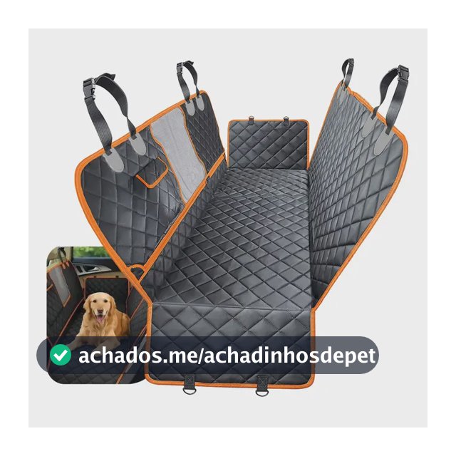 Capa Protetora Impermeável Banco Traseiro Pet Cachorro Gato