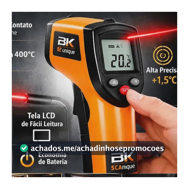Termometro Laser Digital Industrial Temperatura -50 A 400c -
