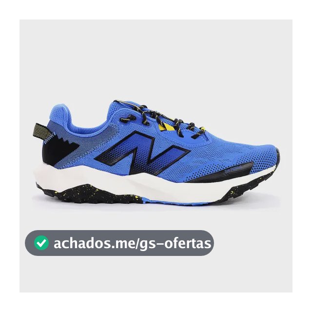 Tênis New Balance Nitrel V6 Masculino Corrida Trilha Azul 42 Br