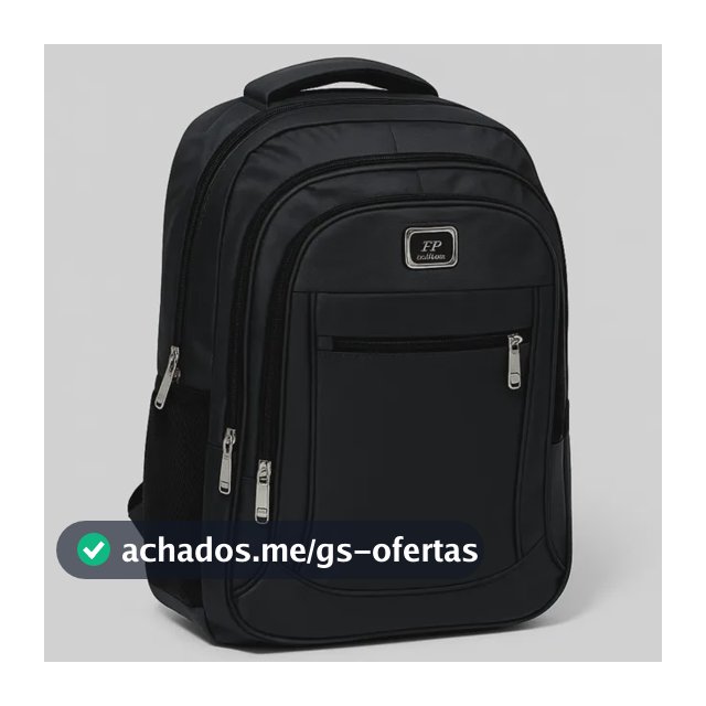 Mochila Grande Alça Reforçada Resistente Faculdade Trabalho