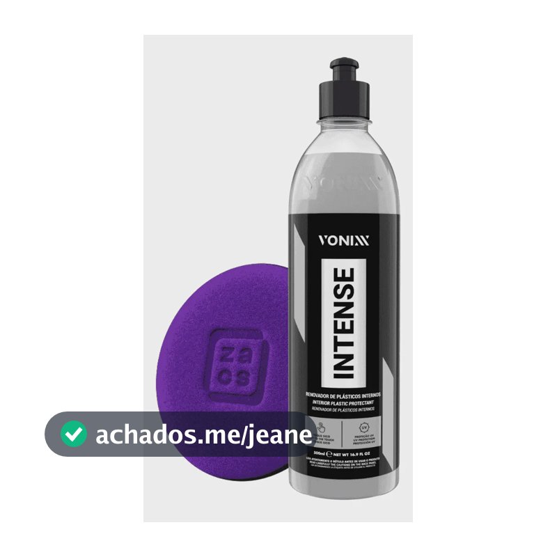 Intense Renova Plásticos Internos Vonixx 500ml C/ Aplicador